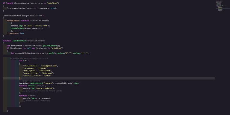 Back to Basics # 53: Update Record using XRM WebApi with Webresource in ...