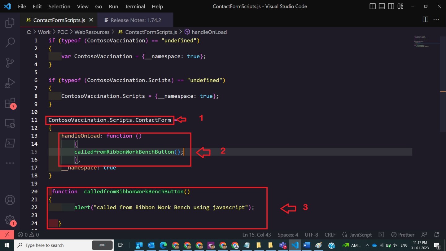 Back to Basics # 70: Run JavaScript from Ribbon WorkBench in Dynamics ...