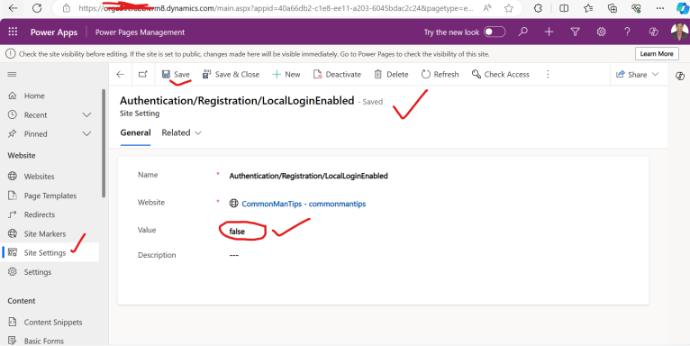 Power Pages Fundamentals #11: Disable Local Login in Site: Quick Read ...